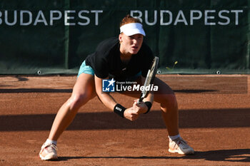 2024-07-19 - Ella Seider (GER) during the quarter finals match vs. Diana Shnaider at the WTA250 Hungarian Gran Prix Tennis on 19th July 2024 at Romai Teniszakademia, Budapest, Hungary - WTA HUNGARIAN GRAND PRIX - QUARTER FINALS  - INTERNATIONALS - TENNIS