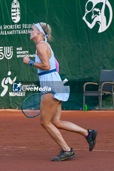 2024-07-19 - Rebecca Sramkova (SVK) during the quarter finals match vs. Eva Lys (GER) at the WTA250 Hungarian Gran Prix Tennis on 19th July 2024 at Romai Teniszakademia, Budapest, Hungary - WTA HUNGARIAN GRAND PRIX - QUARTER FINALS  - INTERNATIONALS - TENNIS