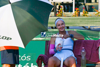 2024-07-19 - Rebecca Sramkova (SVK) during the quarter finals match vs. Eva Lys (GER) at the WTA250 Hungarian Gran Prix Tennis on 19th July 2024 at Romai Teniszakademia, Budapest, Hungary - WTA HUNGARIAN GRAND PRIX - QUARTER FINALS  - INTERNATIONALS - TENNIS