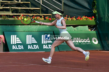 2024-07-19 - Eva Lys (GER) during the quarter finals match vs. Rebecca Sramkova (SVK) at the WTA250 Hungarian Gran Prix Tennis on 19th July 2024 at Romai Teniszakademia, Budapest, Hungary - WTA HUNGARIAN GRAND PRIX - QUARTER FINALS  - INTERNATIONALS - TENNIS