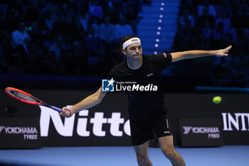 10/11/2024 - Taylor Fritz (USA) during the match againts Danii Medvedev (Russia) - 2024 ATP NITTO FINALS - MEDVEDEV VS FRITZ - INTERNAZIONALI - TENNIS