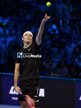 10/11/2024 - Taylor Fritz (USA) during the match againts Danii Medvedev (Russia) - 2024 ATP NITTO FINALS - MEDVEDEV VS FRITZ - INTERNAZIONALI - TENNIS