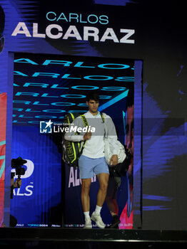 11/11/2024 - Carlos Alcaraz (Spain) - 2024 ATP NITTO FINALS - ALCARAZ VS RUUD - INTERNAZIONALI - TENNIS