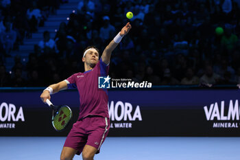 11/11/2024 - Caper Ruud (Norway) during the match againts Carlos Alcaraz (Spain) - 2024 ATP NITTO FINALS - ALCARAZ VS RUUD - INTERNAZIONALI - TENNIS