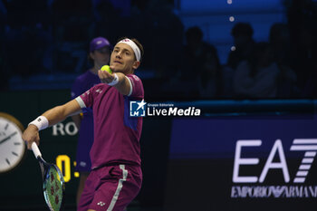 11/11/2024 - Caper Ruud (Norway) during the match againts Carlos Alcaraz (Spain) - 2024 ATP NITTO FINALS - ALCARAZ VS RUUD - INTERNAZIONALI - TENNIS