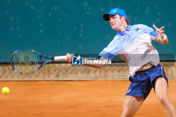 2024-07-26 - Vilius Gaubas from Lithuania in action during Internazionali di Verona - ATP Challenger 100 tennis tournament at Sports Club Verona on July 26, 2024, Verona Italy. - ATP CHALLENGER - INTERNAZIONALI DI VERONA - INTERNATIONALS - TENNIS