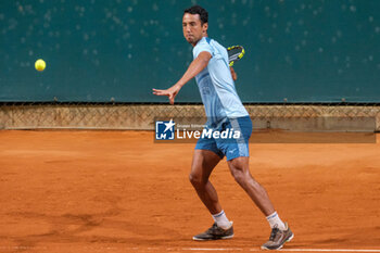 2024-07-26 - Hugo Dellien from Bolivia in action during Internazionali di Verona - ATP Challenger 100 tennis tournament at Sports Club Verona on July 26, 2024, Verona Italy. - ATP CHALLENGER - INTERNAZIONALI DI VERONA - INTERNATIONALS - TENNIS