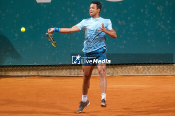 2024-07-26 - Hugo Dellien from Bolivia in action during Internazionali di Verona - ATP Challenger 100 tennis tournament at Sports Club Verona on July 26, 2024, Verona Italy. - ATP CHALLENGER - INTERNAZIONALI DI VERONA - INTERNATIONALS - TENNIS