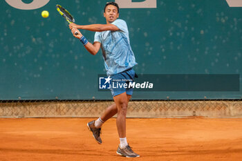 2024-07-26 - Hugo Dellien from Bolivia in action during Internazionali di Verona - ATP Challenger 100 tennis tournament at Sports Club Verona on July 26, 2024, Verona Italy. - ATP CHALLENGER - INTERNAZIONALI DI VERONA - INTERNATIONALS - TENNIS