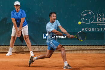 2024-07-26 - Hugo Dellien from Bolivia in action during Internazionali di Verona - ATP Challenger 100 tennis tournament at Sports Club Verona on July 26, 2024, Verona Italy. - ATP CHALLENGER - INTERNAZIONALI DI VERONA - INTERNATIONALS - TENNIS