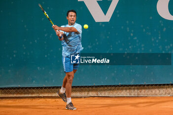 2024-07-26 - Hugo Dellien from Bolivia in action during Internazionali di Verona - ATP Challenger 100 tennis tournament at Sports Club Verona on July 26, 2024, Verona Italy. - ATP CHALLENGER - INTERNAZIONALI DI VERONA - INTERNATIONALS - TENNIS