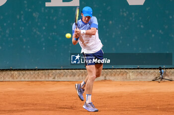 2024-07-26 - Vilius Gaubas from Lithuania in action during Internazionali di Verona - ATP Challenger 100 tennis tournament at Sports Club Verona on July 26, 2024, Verona Italy. - ATP CHALLENGER - INTERNAZIONALI DI VERONA - INTERNATIONALS - TENNIS