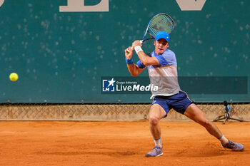 2024-07-26 - Vilius Gaubas from Lithuania in action during Internazionali di Verona - ATP Challenger 100 tennis tournament at Sports Club Verona on July 26, 2024, Verona Italy. - ATP CHALLENGER - INTERNAZIONALI DI VERONA - INTERNATIONALS - TENNIS