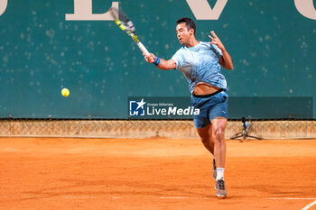 2024-07-26 - Hugo Dellien from Bolivia in action during Internazionali di Verona - ATP Challenger 100 tennis tournament at Sports Club Verona on July 26, 2024, Verona Italy. - ATP CHALLENGER - INTERNAZIONALI DI VERONA - INTERNATIONALS - TENNIS