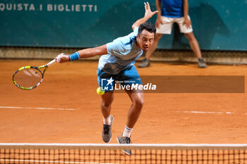 2024-07-26 - Hugo Dellien from Bolivia in action during Internazionali di Verona - ATP Challenger 100 tennis tournament at Sports Club Verona on July 26, 2024, Verona Italy. - ATP CHALLENGER - INTERNAZIONALI DI VERONA - INTERNATIONALS - TENNIS