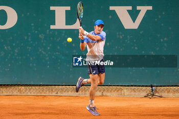 2024-07-26 - Vilius Gaubas from Lithuania in action during Internazionali di Verona - ATP Challenger 100 tennis tournament at Sports Club Verona on July 26, 2024, Verona Italy. - ATP CHALLENGER - INTERNAZIONALI DI VERONA - INTERNATIONALS - TENNIS