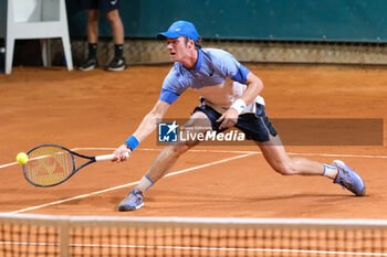 2024-07-26 - Vilius Gaubas from Lithuania in action during Internazionali di Verona - ATP Challenger 100 tennis tournament at Sports Club Verona on July 26, 2024, Verona Italy. - ATP CHALLENGER - INTERNAZIONALI DI VERONA - INTERNATIONALS - TENNIS