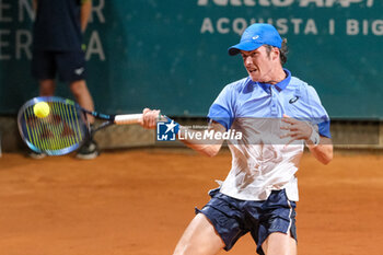 2024-07-26 - Vilius Gaubas from Lithuania in action during Internazionali di Verona - ATP Challenger 100 tennis tournament at Sports Club Verona on July 26, 2024, Verona Italy. - ATP CHALLENGER - INTERNAZIONALI DI VERONA - INTERNATIONALS - TENNIS