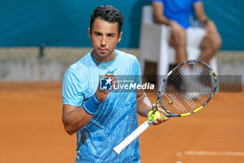 2024-07-26 - Hugo Dellien from Bolivia celebrates after scores a point during Internazionali di Verona - ATP Challenger 100 tennis tournament at Sports Club Verona on July 26, 2024, Verona Italy. - ATP CHALLENGER - INTERNAZIONALI DI VERONA - INTERNATIONALS - TENNIS