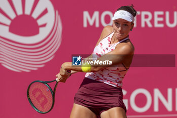 2024-09-07 - Montreux Switzerland, 09 07 2024: Darja Semenistaja (LAT) vs Irina-Camelia Begu (ROM) during WTA 125 Montreux Nestle Open 2024 semi finales seventh day at Montreux Tennis Club. - WTA 125 MONTREUX NESTLé OPEN - INTERNATIONALS - TENNIS