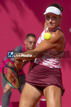 2024-09-07 - Montreux Switzerland, 09 07 2024: Darja Semenistaja (LAT) vs Irina-Camelia Begu (ROM) during WTA 125 Montreux Nestle Open 2024 semi finales seventh day at Montreux Tennis Club. - WTA 125 MONTREUX NESTLé OPEN - INTERNATIONALS - TENNIS