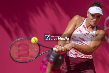 2024-09-07 - Montreux Switzerland, 09 07 2024: Darja Semenistaja (LAT) vs Irina-Camelia Begu (ROM) during WTA 125 Montreux Nestle Open 2024 semi finales seventh day at Montreux Tennis Club. - WTA 125 MONTREUX NESTLé OPEN - INTERNATIONALS - TENNIS