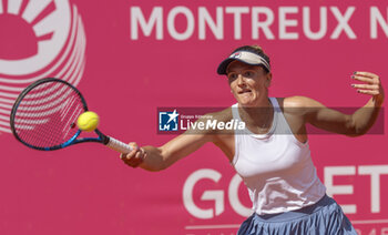 2024-09-07 - Montreux Switzerland, 09 07 2024: Irina-Camelia Begu (ROM) vs Darja Semenistaja (LAT)during WTA 125 Montreux Nestle Open 2024 semi finales seventh day at Montreux Tennis Club. - WTA 125 MONTREUX NESTLé OPEN - INTERNATIONALS - TENNIS