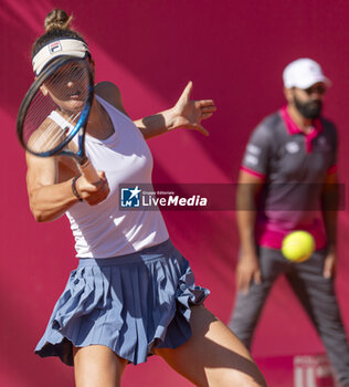 2024-09-07 - Montreux Switzerland, 09 07 2024: Irina-Camelia Begu (ROM) vs Darja Semenistaja (LAT)during WTA 125 Montreux Nestle Open 2024 semi finales seventh day at Montreux Tennis Club. - WTA 125 MONTREUX NESTLé OPEN - INTERNATIONALS - TENNIS