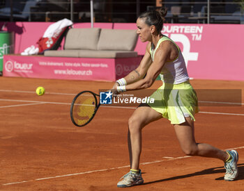 2024-09-07 - Montreux Switzerland, 09 07 2024: Nuria Parias Diaz (SPA) vs Petra Marcinko (CRO) during WTA 125 Montreux Nestle Open 2024 semi finales seventh day at Montreux Tennis Club. - WTA 125 MONTREUX NESTLé OPEN - INTERNATIONALS - TENNIS