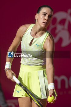 2024-09-07 - Montreux Switzerland, 09 07 2024: Nuria Parias Diaz (SPA) vs Petra Marcinko (CRO) during WTA 125 Montreux Nestle Open 2024 semi finales seventh day at Montreux Tennis Club. - WTA 125 MONTREUX NESTLé OPEN - INTERNATIONALS - TENNIS