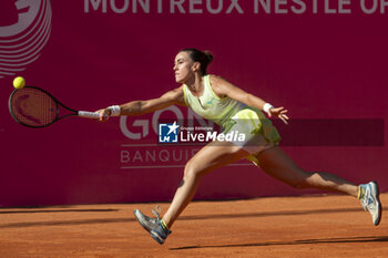 2024-09-07 - Montreux Switzerland, 09 07 2024: Nuria Parias Diaz (SPA) vs Petra Marcinko (CRO) during WTA 125 Montreux Nestle Open 2024 semi finales seventh day at Montreux Tennis Club. - WTA 125 MONTREUX NESTLé OPEN - INTERNATIONALS - TENNIS