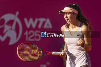 2024-09-07 - Montreux Switzerland, 09 07 2024: Petra Marcinko (CRO) wins semi finales vs Nuria Parias Diaz (SPA) during WTA 125 Montreux Nestle Open 2024 semi finales seventh day at Montreux Tennis Club. - WTA 125 MONTREUX NESTLé OPEN - INTERNATIONALS - TENNIS