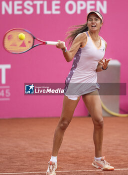 2024-09-08 - Montreux Switzerland, 09 08 2024: Petra Marcinko (CRO) vs Irina-Camelia Begu (ROM) during WTA 125 Montreux Nestle Open 2024 finale game, eight day of competition at Montreux Tennis Club. - WTA 125 MONTREUX NESTLé OPEN - INTERNATIONALS - TENNIS