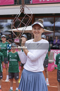 2024-09-08 - Montreux Switzerland, 09 08 2024: Irina-Camelia Begu (ROM) wins final vs Petra Marcinko (CRO) 1-6 / 6-3 / 6-0 during WTA 125 Montreux Nestle Open 2024 final game, eight day of competition at Montreux Tennis Club. - WTA 125 MONTREUX NESTLé OPEN - INTERNATIONALS - TENNIS