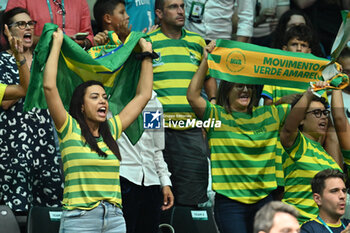 2024-09-11 - During the 2024 Davis Cup Finals Group Stage Bologna match between the Italy and Brazil at Unipol Arena on September 11, 2024 in Bologna, Italy. - DAVIS CUP - INTERNATIONALS - TENNIS