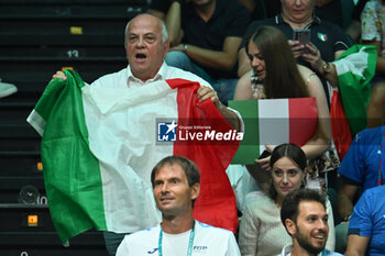 2024-09-11 - During the 2024 Davis Cup Finals Group Stage Bologna match between the Italy and Brazil at Unipol Arena on September 11, 2024 in Bologna, Italy. - DAVIS CUP - INTERNATIONALS - TENNIS