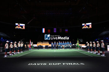 2024-09-12 - During the 2024 Davis Cup Finals Group Stage Bologna match between the Netherlands and Brazil at Unipol Arena on September 12, 2024 in Bologna, Italy. - DAVIS CUP - INTERNATIONALS - TENNIS