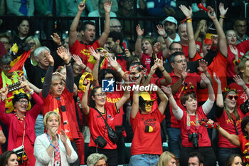 2024-09-13 - Belgium Fans during the 2024 Davis Cup Finals Group Stage Bologna match between the Italy and Belgium at Unipol Arena on September 13, 2024 in Bologna, Italy. - DAVIS CUP - INTERNATIONALS - TENNIS