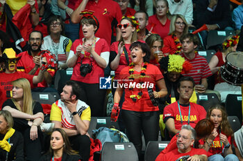 2024-09-13 - Belgium Fans during the 2024 Davis Cup Finals Group Stage Bologna match between the Italy and Belgium at Unipol Arena on September 13, 2024 in Bologna, Italy. - DAVIS CUP - INTERNATIONALS - TENNIS