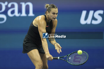 2024-09-06 - Aryna Sabalenka of Belarus during day 11 of the 2024 US Open, Grand Slam tennis tournament on 5 September 2024 at USTA Billie Jean King National Tennis Center in New York, United States - TENNIS - US OPEN 2024 - 05/09 - INTERNATIONALS - TENNIS