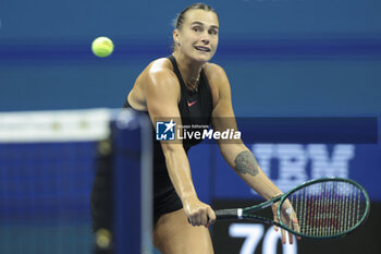 2024-09-06 - Aryna Sabalenka of Belarus during day 11 of the 2024 US Open, Grand Slam tennis tournament on 5 September 2024 at USTA Billie Jean King National Tennis Center in New York, United States - TENNIS - US OPEN 2024 - 05/09 - INTERNATIONALS - TENNIS