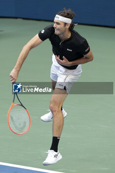 2024-09-08 - Taylor Fritz of USA during the men's final on day 14 of the 2024 US Open, Grand Slam tennis tournament on September 8, 2024 at USTA Billie Jean King National Tennis Center in Flushing Meadows, Queens, New York, United States - TENNIS - US OPEN 2024 - 08/09 - INTERNATIONALS - TENNIS