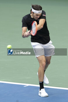 2024-09-08 - Taylor Fritz of USA during the men's final on day 14 of the 2024 US Open, Grand Slam tennis tournament on September 8, 2024 at USTA Billie Jean King National Tennis Center in Flushing Meadows, Queens, New York, United States - TENNIS - US OPEN 2024 - 08/09 - INTERNATIONALS - TENNIS