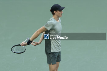 2024-09-08 - Jannik Sinner of Italy celebrates winning the men's final against Taylor Fritz of USA on day 14 of the 2024 US Open, Grand Slam tennis tournament on September 8, 2024 at USTA Billie Jean King National Tennis Center in Flushing Meadows, Queens, New York, United States - TENNIS - US OPEN 2024 - 08/09 - INTERNATIONALS - TENNIS