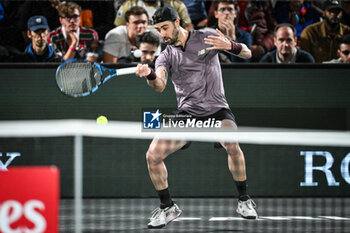 2024-10-28 - Jordan THOMPSON of Australia during the first day of the Rolex Paris Masters 2024, ATP Masters 1000 tennis tournament on October 28, 2024 at Accor Arena in Paris, France - TENNIS - ROLEX PARIS MASTERS 2024 - INTERNATIONALS - TENNIS