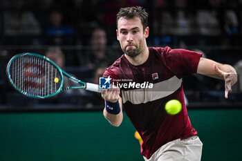 2024-10-28 - Quentin HALYS of France during the first day of the Rolex Paris Masters 2024, ATP Masters 1000 tennis tournament on October 28, 2024 at Accor Arena in Paris, France - TENNIS - ROLEX PARIS MASTERS 2024 - INTERNATIONALS - TENNIS