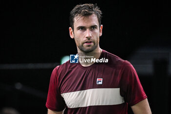 2024-10-28 - Quentin HALYS of France during the first day of the Rolex Paris Masters 2024, ATP Masters 1000 tennis tournament on October 28, 2024 at Accor Arena in Paris, France - TENNIS - ROLEX PARIS MASTERS 2024 - INTERNATIONALS - TENNIS