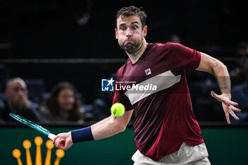 2024-10-28 - Quentin HALYS of France during the first day of the Rolex Paris Masters 2024, ATP Masters 1000 tennis tournament on October 28, 2024 at Accor Arena in Paris, France - TENNIS - ROLEX PARIS MASTERS 2024 - INTERNATIONALS - TENNIS