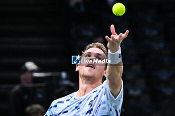 2024-10-28 - Roberto CARBALLES BAENA of Spain during the first day of the Rolex Paris Masters 2024, ATP Masters 1000 tennis tournament on October 28, 2024 at Accor Arena in Paris, France - TENNIS - ROLEX PARIS MASTERS 2024 - INTERNATIONALS - TENNIS