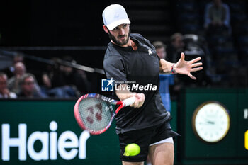 2024-10-28 - Tommy PAUL of United States during the first day of the Rolex Paris Masters 2024, ATP Masters 1000 tennis tournament on October 28, 2024 at Accor Arena in Paris, France - TENNIS - ROLEX PARIS MASTERS 2024 - INTERNATIONALS - TENNIS